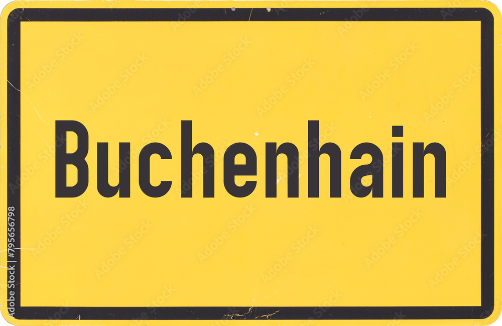Ortsschild Buchenhain
