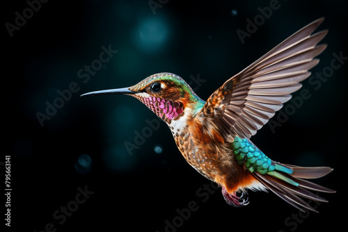hummingbird in flight © Natural beauty 