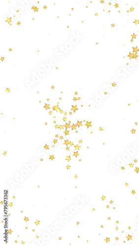 Magic stars vector overlay.  Gold stars scattered