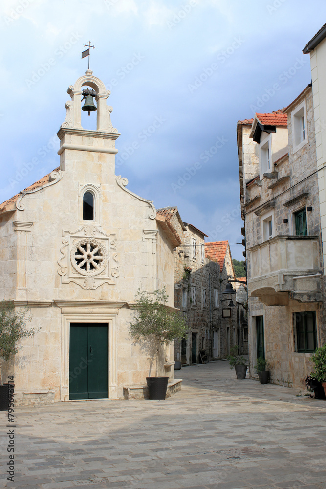 chapel in Jelsa, island Hvar, Croatia chapel in Jelsa, island Hvar, Croatia