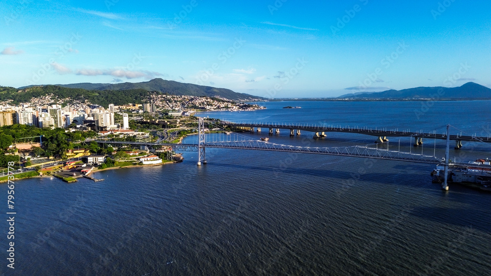 Ponte Hercílio Luz, Florianópolis, Santa Catarina.