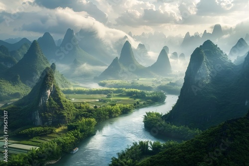 Guilin's scenery is the best in the world