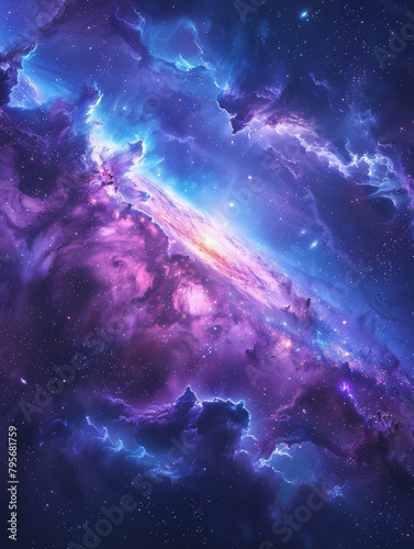 Starry Galaxy Celestial Wallpaper