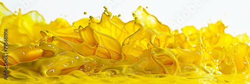 Sunburst Symphony Vibrant Lemon Yellow Paint in Crystal-Clear.