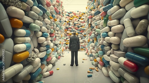 Big Pharma refers to the large pharmaceutical companies with significant market power and influence photo