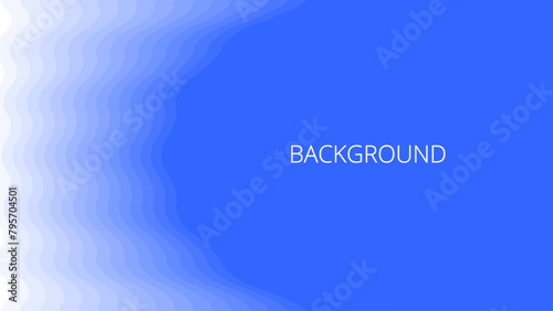 Blue abstract background with wavy lines and gradient transition, blended rounds, overlay pattern	