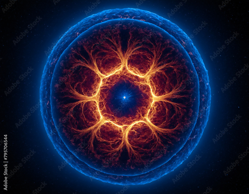 Human Cell Hologram. Human Cell Hologram.