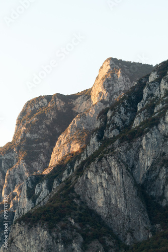 sunset on the mountains