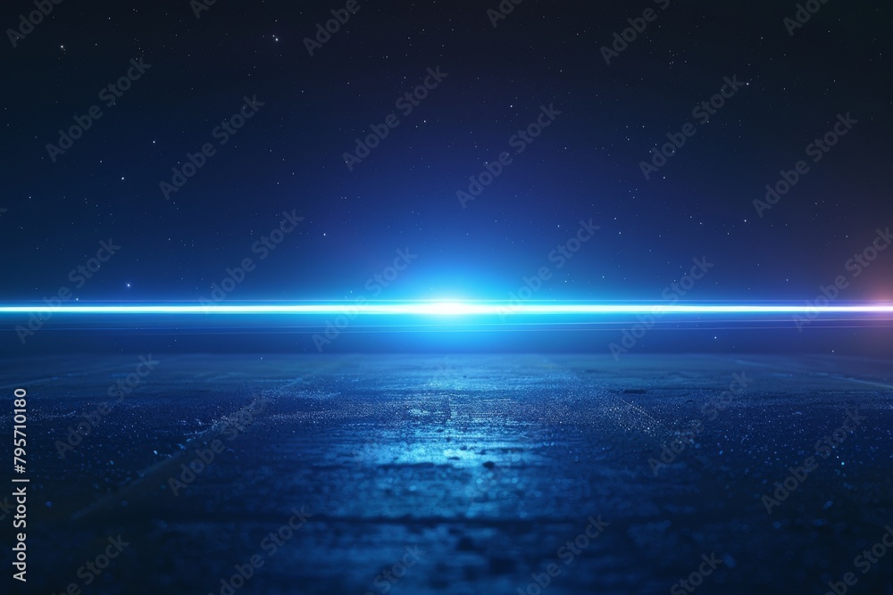 Blue digital background with glowing line