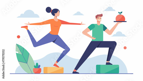 Utilizing balance and stability the two partners hold challenging positions while their partner performs kicks and strikes building core