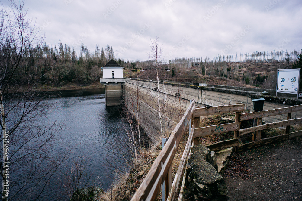 Eckertalsperre im Harz