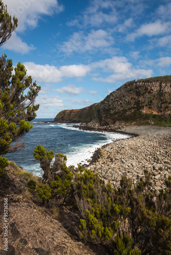 view of the coast in the Azores