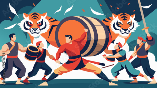 Participants showcase their determination and perseverance in the endurancebased Tiger Claw Challenge one of the featured events at the