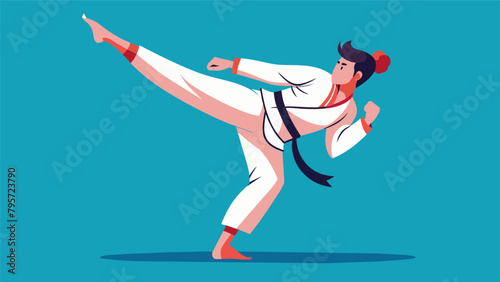 The intricate footwork and precise timing of a jump spinning hook kick reveals the intricacy and sophistication of Taekwondo kicking