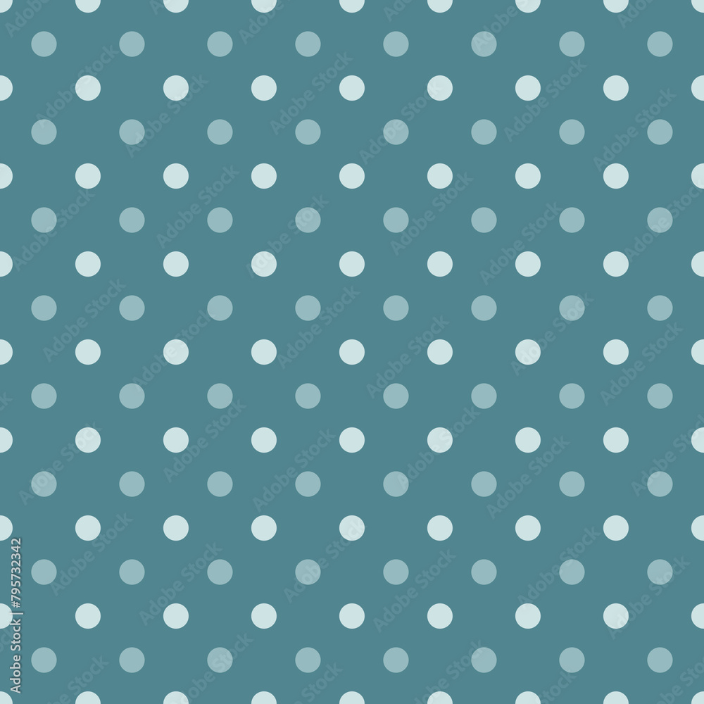 Simple, seamless blue polka dot background Simple, seamless blue polka dot background
