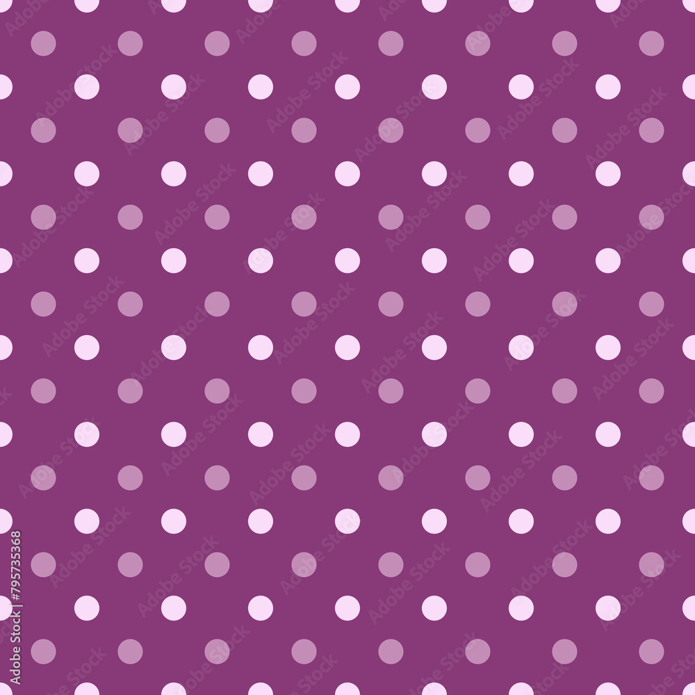 Simple, seamless polka dot background