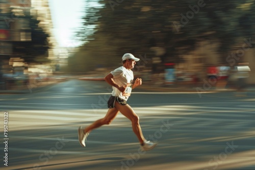 Running marathon running jogging determination.