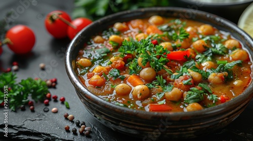 Portuguese Chickpea stew (Feijoada vegetarian)