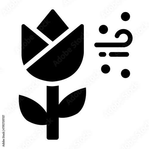 Pollen flower icon