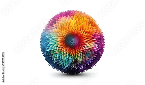 abstract colorful background flower pattern on the black