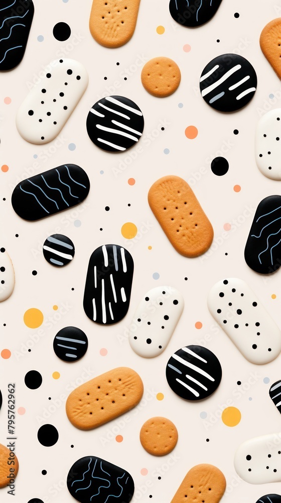 Wallpaper cookies abstract pattern confectionery outdoors. Wallpaper cookies abstract pattern confectionery outdoors.