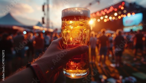 Enjoying a Beer at the Beach