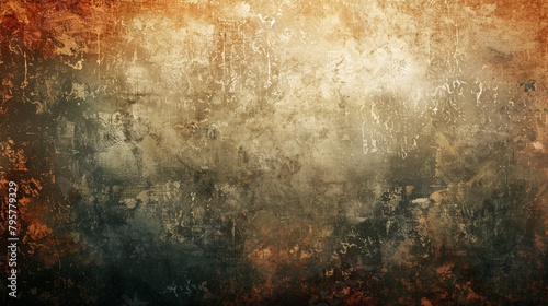Rusted Metal Texture with Faded Background