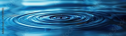 Abstract blue ripples creating a mesmerizing water-like effect