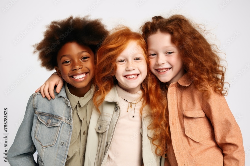 Cheerful laughing portrait child Cheerful laughing portrait child