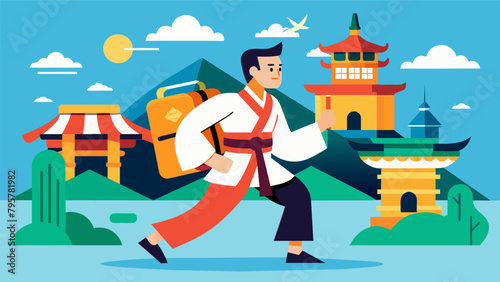 A martial arts master travels to a foreign country to learn and train with a new discipline deepening his understanding and appreciation of