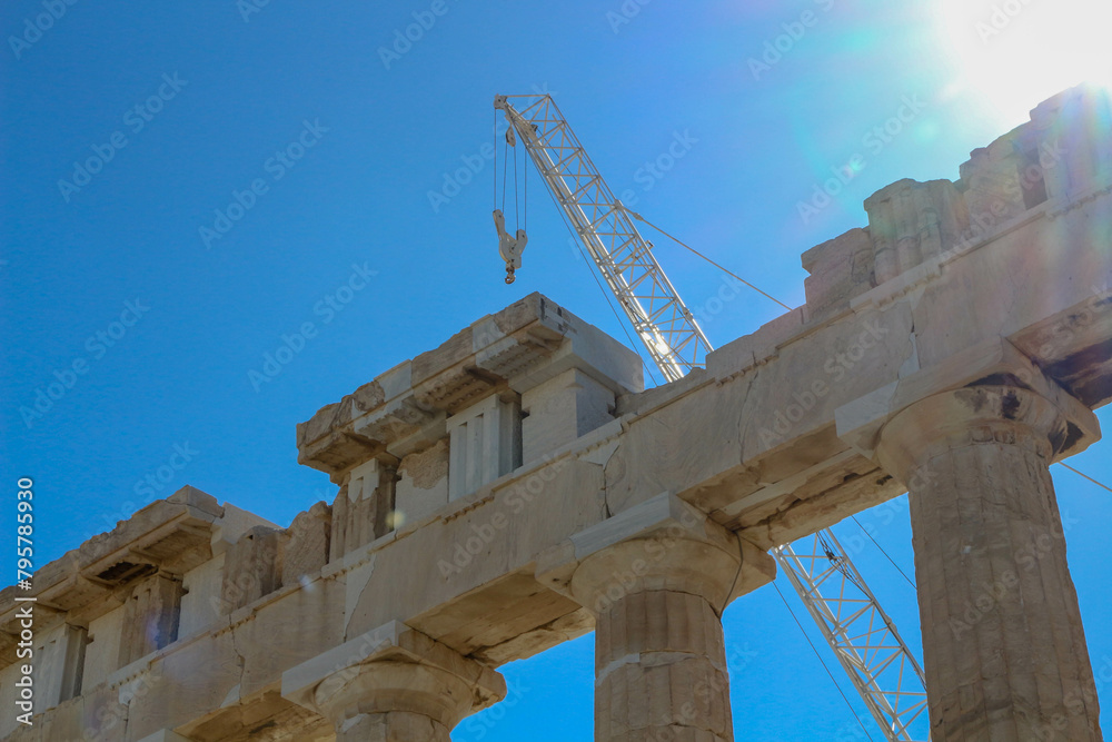 Parthenon Renovation: Balancing Frustrated Tourism Plans and Art Restoration Parthenon Renovation: Balancing Frustrated Tourism Plans and Art Restoration