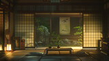 Delicate Elegance: A Glimpse into Traditional Japanese Living through a Ryokan Interior