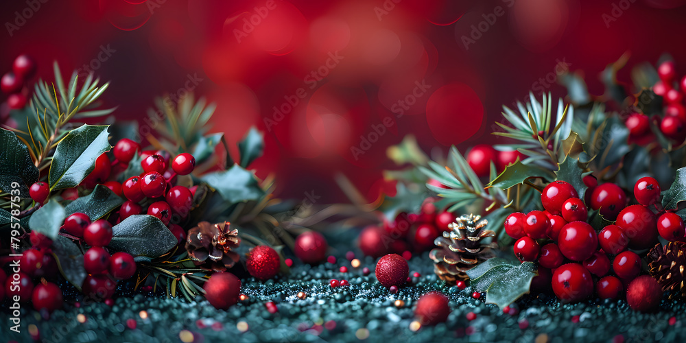 Warm Winter Wishes - Minimalist Christmas Scene with Frame and Banner Warm Winter Wishes - Minimalist Christmas Scene with Frame and Banner