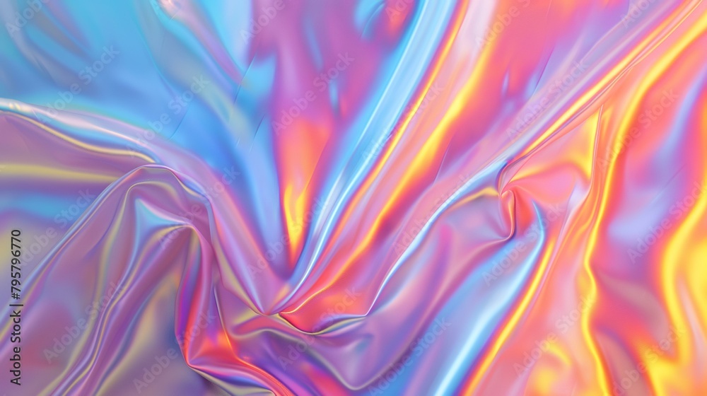 Holographic foil texture. Abstract background. 3d render illustration Holographic foil texture. Abstract background. 3d render illustration