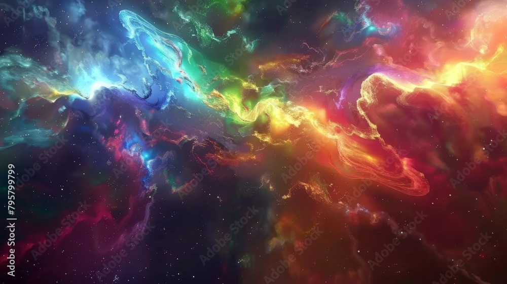 Immerse yourself in the vibrant cosmos of abstract neon fractals, swirling and pulsating against a backdrop of infinite space, captured with stunning clarity by an advanced HD camera Immerse yourself in the vibrant cosmos of abstract neon fractals, swirling and pulsating against a backdrop of infinite space, captured with stunning clarity by an advanced HD camera