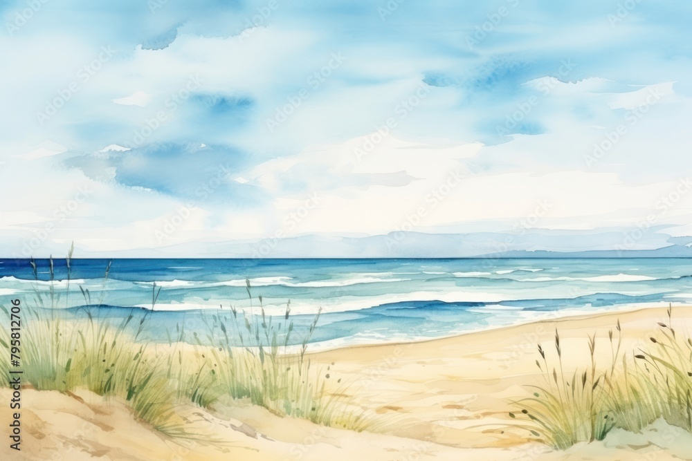 Beach coast landscape outdoors Beach coast landscape outdoors