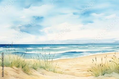 Beach coast landscape outdoors