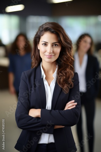 confident business woman Generative AI