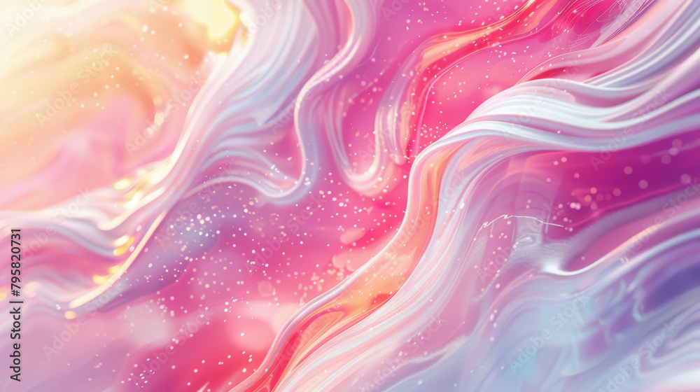 Swirling pink, blue, and white hues in a vibrant abstract background Swirling pink, blue, and white hues in a vibrant abstract background