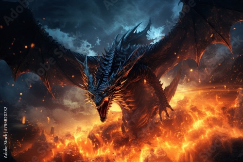 Dragon fire night screenshot photo