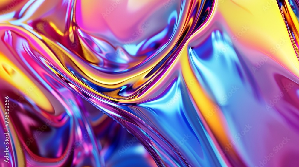 3d render of abstract background with flowing liquid shapes in pink and blue 3d render of abstract background with flowing liquid shapes in pink and blue