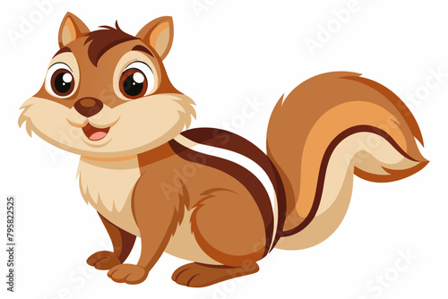 chipmunk cartoon vector illustration