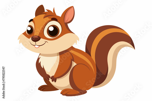 chipmunk cartoon vector illustration