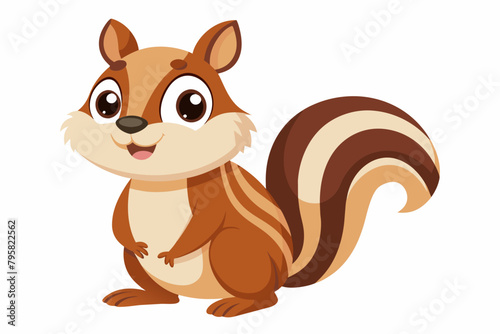 chipmunk cartoon vector illustration