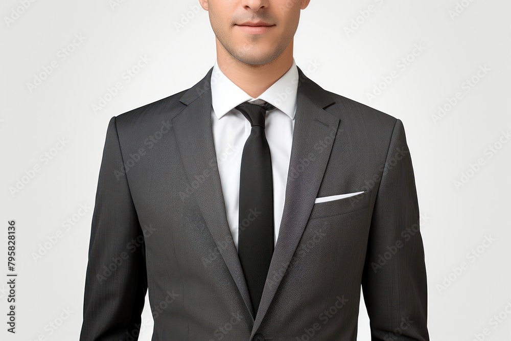 Man wearing a business suit tuxedo blazer tie Man wearing a business suit tuxedo blazer tie