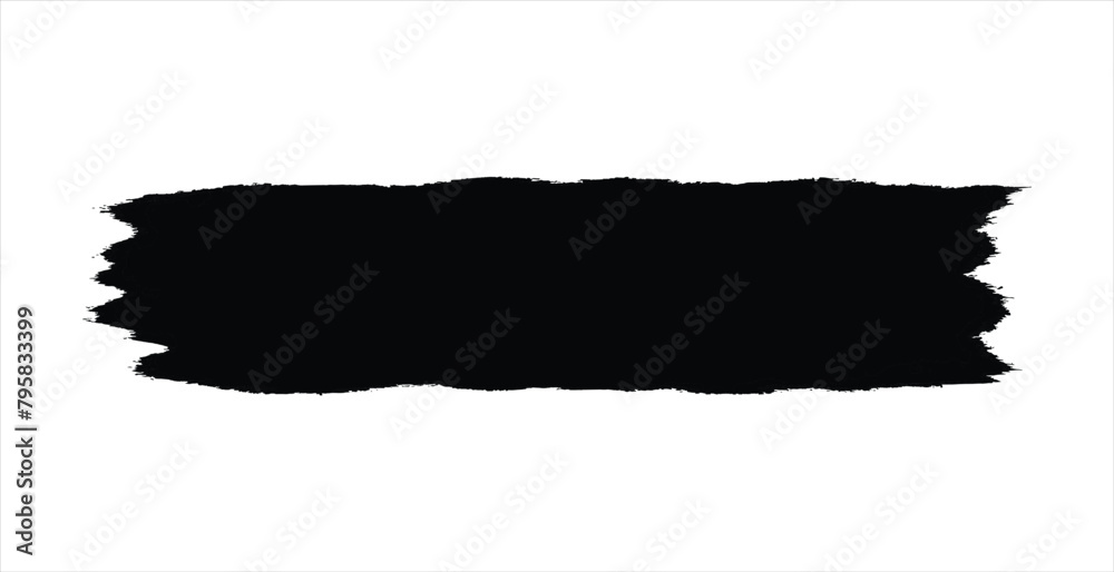 Black artistic paint stroke, ink brush, brush stroke, brushes, lines, frames, box, grungy. Grungy brush. Brushstroke paint on a white background Black artistic paint stroke, ink brush, brush stroke, brushes, lines, frames, box, grungy. Grungy brush. Brushstroke paint on a white background