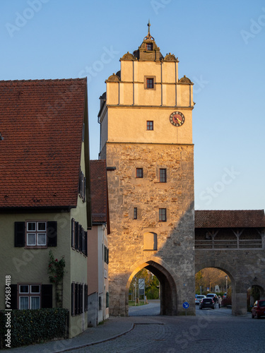 Nordlinger Tor part of Dinkelsbuhl city wall