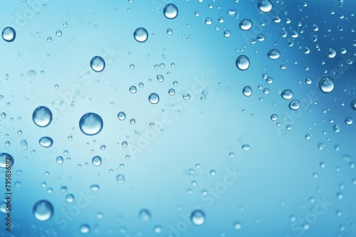 Water droplet effect, blurred background