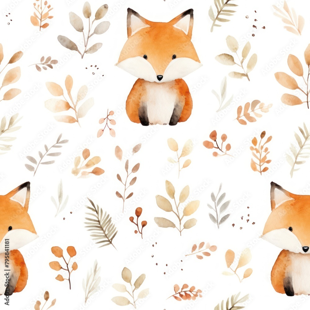 Fox pattern backgrounds mammal Fox pattern backgrounds mammal