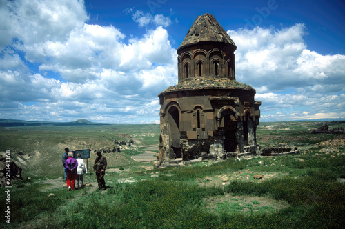 Ruins of medieval Armenian Orthodox churches photo